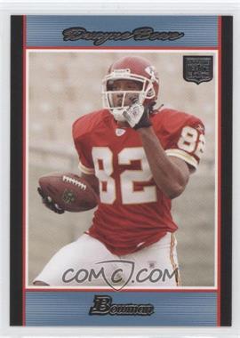 2007 Bowman - [Base] - Blue #148 - Dwayne Bowe /500