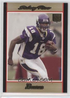 2007 Bowman - [Base] - Gold #149 - Sidney Rice