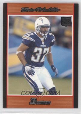 2007 Bowman - [Base] - Orange #214 - Eric Weddle /250