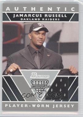 2007 Bowman - Draft Day Selections Relics #DJ-JR - JaMarcus Russell (Jersey)