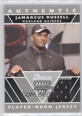 2007 Bowman - Draft Day Selections Relics #DJ-JR - JaMarcus Russell (Jersey)