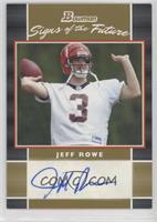 Jeff Rowe #/50