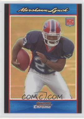 2007 Bowman Chrome - [Base] - Blue Refractor #BC66 - Marshawn Lynch /150