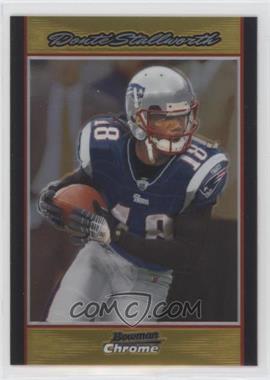 2007 Bowman Chrome - [Base] - Gold Refractor #BC153 - Donte Stallworth /50