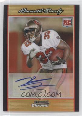 2007 Bowman Chrome - [Base] - Rookie Autographs Gold Refractor #BC100 - Kenneth Darby /50