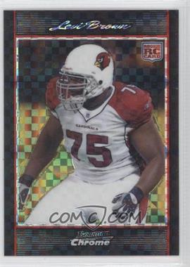 2007 Bowman Chrome - [Base] - X-Fractor #BC41 - Levi Brown /275