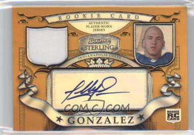 2007 Bowman Sterling - Box Loader [Base] - Rookie/Veteran Variations Gold Refractor Autographed Patch Relic #BSG-AG - Anthony Gonzalez /250
