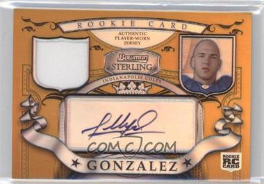 2007 Bowman Sterling - Box Loader [Base] - Rookie/Veteran Variations Gold Refractor Autographed Patch Relic #BSG-AG - Anthony Gonzalez /250