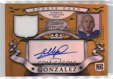 2007 Bowman Sterling - Box Loader [Base] - Rookie/Veteran Variations Gold Refractor Autographed Patch Relic #BSG-AG - Anthony Gonzalez /250