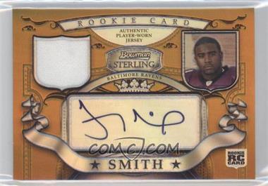 2007 Bowman Sterling - Box Loader [Base] - Rookie/Veteran Variations Gold Refractor Autographed Patch Relic #BSG-TS - Troy Smith /150