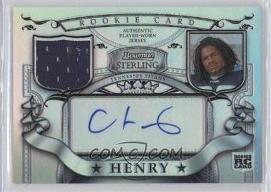2007 Bowman Sterling - Rookie Relic Autographs - Refractor #BSRRA-CH - Chris Henry /199