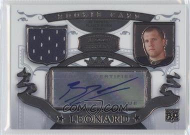 2007 Bowman Sterling - Rookie Relic Autographs #BSRRA-BL - Brian Leonard