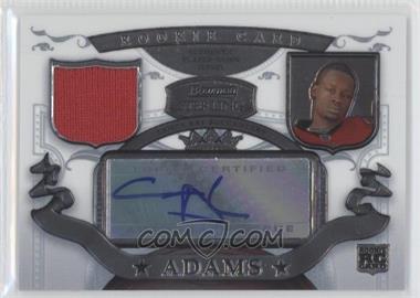 2007 Bowman Sterling - Rookie Relic Autographs #BSRRA-GA - Gaines Adams
