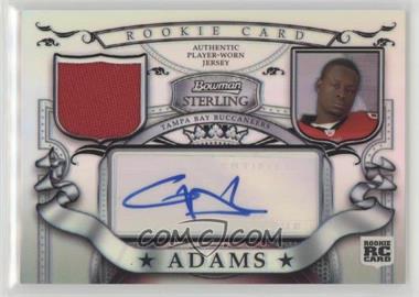 2007 Bowman Sterling - Rookie Relic Autographs #BSRRA-GA - Gaines Adams
