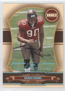 2007 Donruss Classics - [Base] - Significant Signatures Platinum #198 - Rookie - Gaines Adams /25