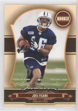 2007 Donruss Classics - [Base] - Timeless Tributes Gold #259 - Rookie - Joel Filani /25