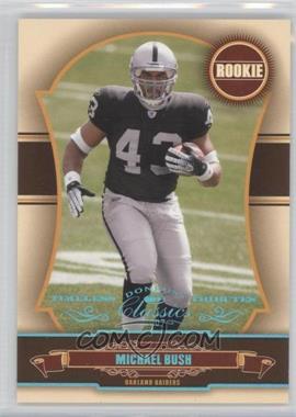 2007 Donruss Classics - [Base] - Timeless Tributes Platinum #168 - Rookie - Michael Bush /10