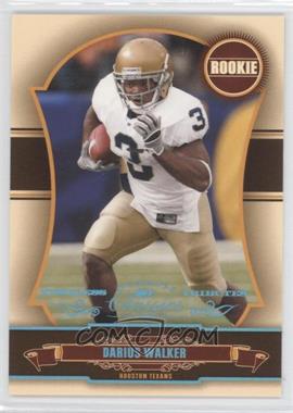 2007 Donruss Classics - [Base] - Timeless Tributes Platinum #253 - Rookie - Darius Walker /10