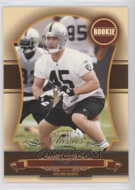 2007 Donruss Classics - [Base] #195 - Rookie - Zach Miller /1499