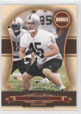 2007 Donruss Classics - [Base] #195 - Rookie - Zach Miller /1499