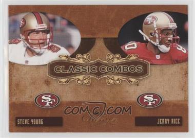 2007 Donruss Classics - Classic Combos #CC-14 - Jerry Rice, Steve Young /1000