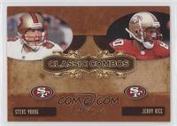 Jerry Rice, Steve Young #/1,000