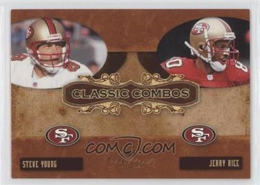 2007 Donruss Classics - Classic Combos #CC-14 - Jerry Rice, Steve Young /1000