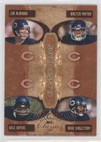 Jim McMahon, Walter Payton, Gale Sayers, Mike Singletary #/250