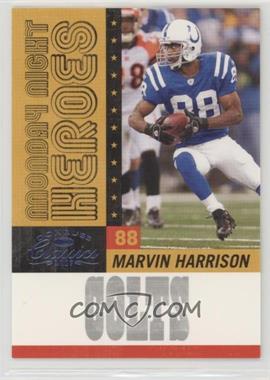 2007 Donruss Classics - Monday Night Heroes - Platinum #MNH-28 - Marvin Harrison /25