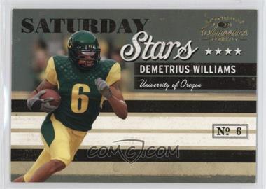 2007 Donruss Classics - Saturday Stars - Gold #SS-3 - Demetrius Williams /100