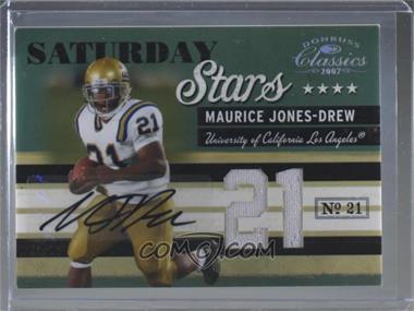 2007 Donruss Classics - Saturday Stars - Jersey Number Signatures #SS-10 - Maurice Jones-Drew /21 [Noted]