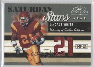 2007 Donruss Classics - Saturday Stars - Jersey Number #SS-8 - LenDale White /21