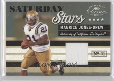 2007 Donruss Classics - Saturday Stars - Jerseys #SS-10 - Maurice Jones-Drew /250