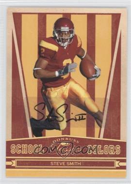 2007 Donruss Classics - School Colors - Signatures #SC-24 - Steve Smith /25