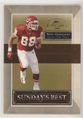 2007 Donruss Classics - Sunday's Best - Gold #SB-9 - Tony Gonzalez /100