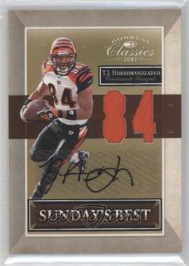 2007 Donruss Classics - Sunday's Best - Jersey Number Signatures #SB-7 - T.J. Houshmandzadeh /84