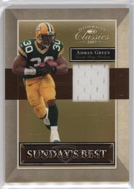 2007 Donruss Classics - Sunday's Best - Jerseys #SB-40 - Ahman Green /250