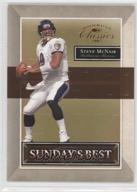 2007 Donruss Classics - Sunday's Best #SB-14 - Steve McNair /1000