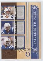 Peyton Manning, Marvin Harrison, Reggie Wayne #/1,000