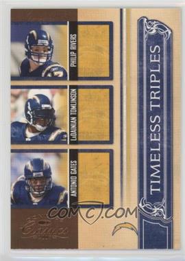 2007 Donruss Classics - Timeless Triples #TT-2 - Philip Rivers, LaDainian Tomlinson, Antonio Gates /1000