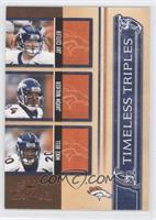 Jay Cutler, Javon Walker, Mike Bell #/1,000