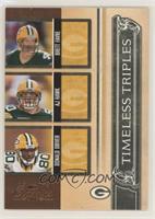 Brett Favre, AJ Hawk, Donald Driver #/1,000