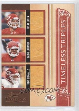 2007 Donruss Classics - Timeless Triples #TT-8 - Trent Green, Larry Johnson, Tony Gonzalez /1000