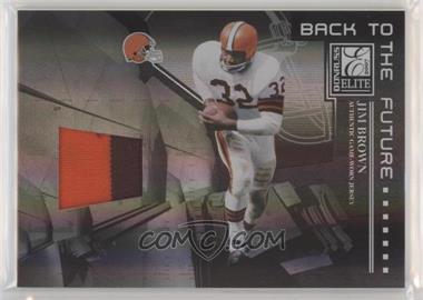 2007 Donruss Elite - Back to the Future - Jerseys Prime #BTF-11 - Jim Brown, LaDainian Tomlinson /25