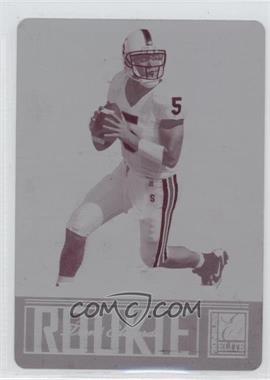 2007 Donruss Elite - [Base] - Printing Plate Magenta #194 - Trent Edwards /1