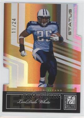 2007 Donruss Elite - [Base] - Status Gold Die-Cut #96 - LenDale White /24