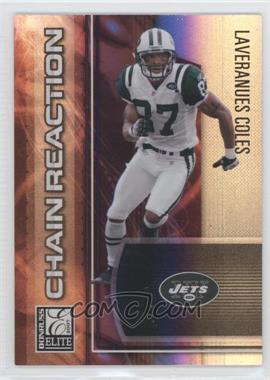 2007 Donruss Elite - Chain Reaction - Black #CR-11 - Laveranues Coles /400