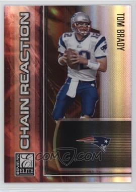 2007 Donruss Elite - Chain Reaction - Black #CR-23 - Tom Brady /400