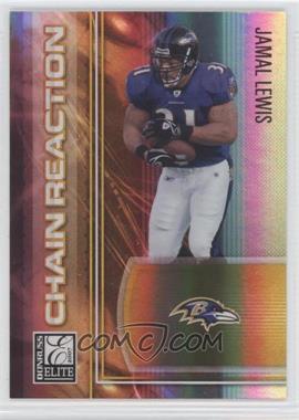 2007 Donruss Elite - Chain Reaction - Gold #CR-17 - Jamal Lewis /1000