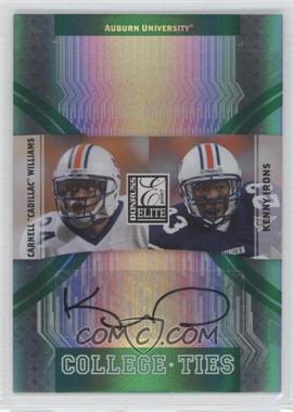 2007 Donruss Elite - College Ties - Autographs #CT-1 - Carnell "Cadillac" Williams, Kenny Irons /25